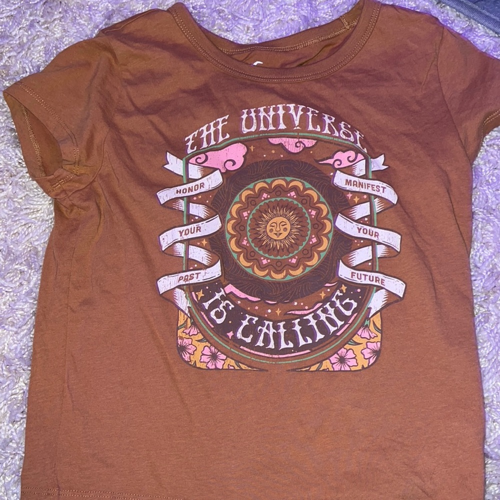RELAXED PRINT GRAPHIC BABY TEE Hollister